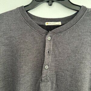 MARINE LAYER Double Knit Henley Shirt